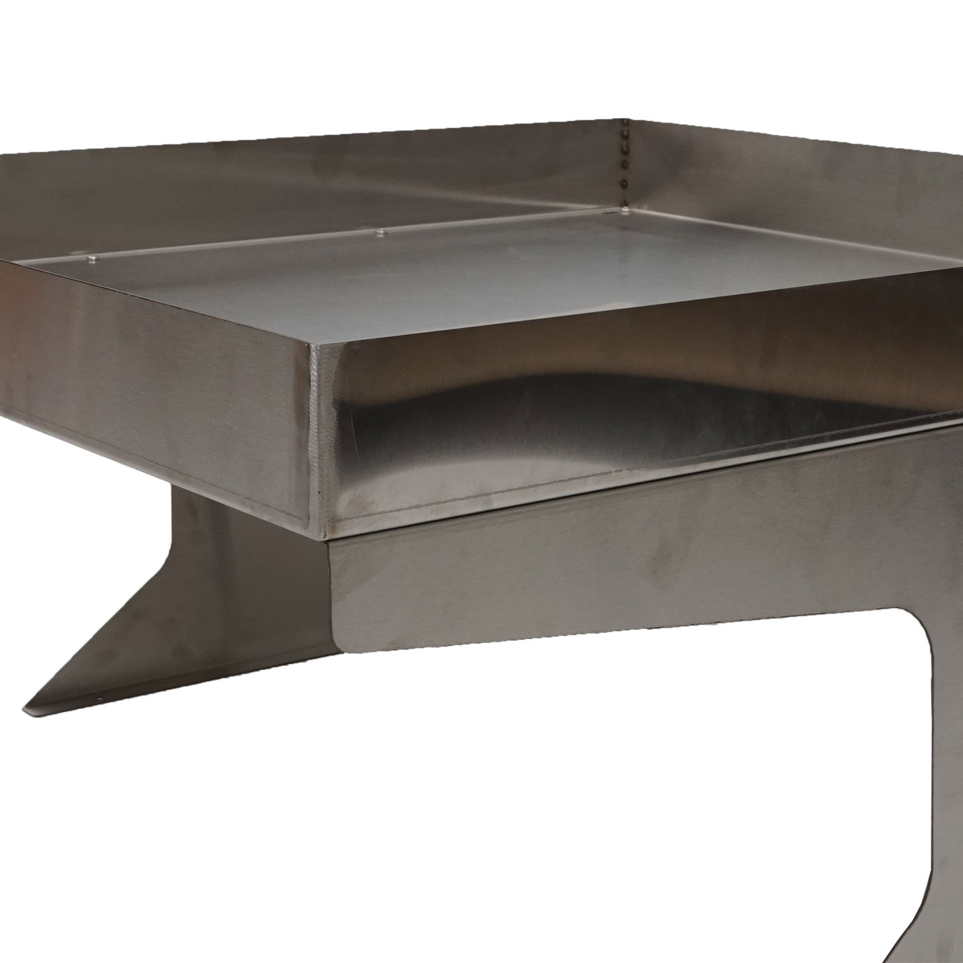 Cosmo Casa - Robotmaaiergarage met Plantenbak - Dakopvang - Metaal (RVS) - Natuurlijke Look