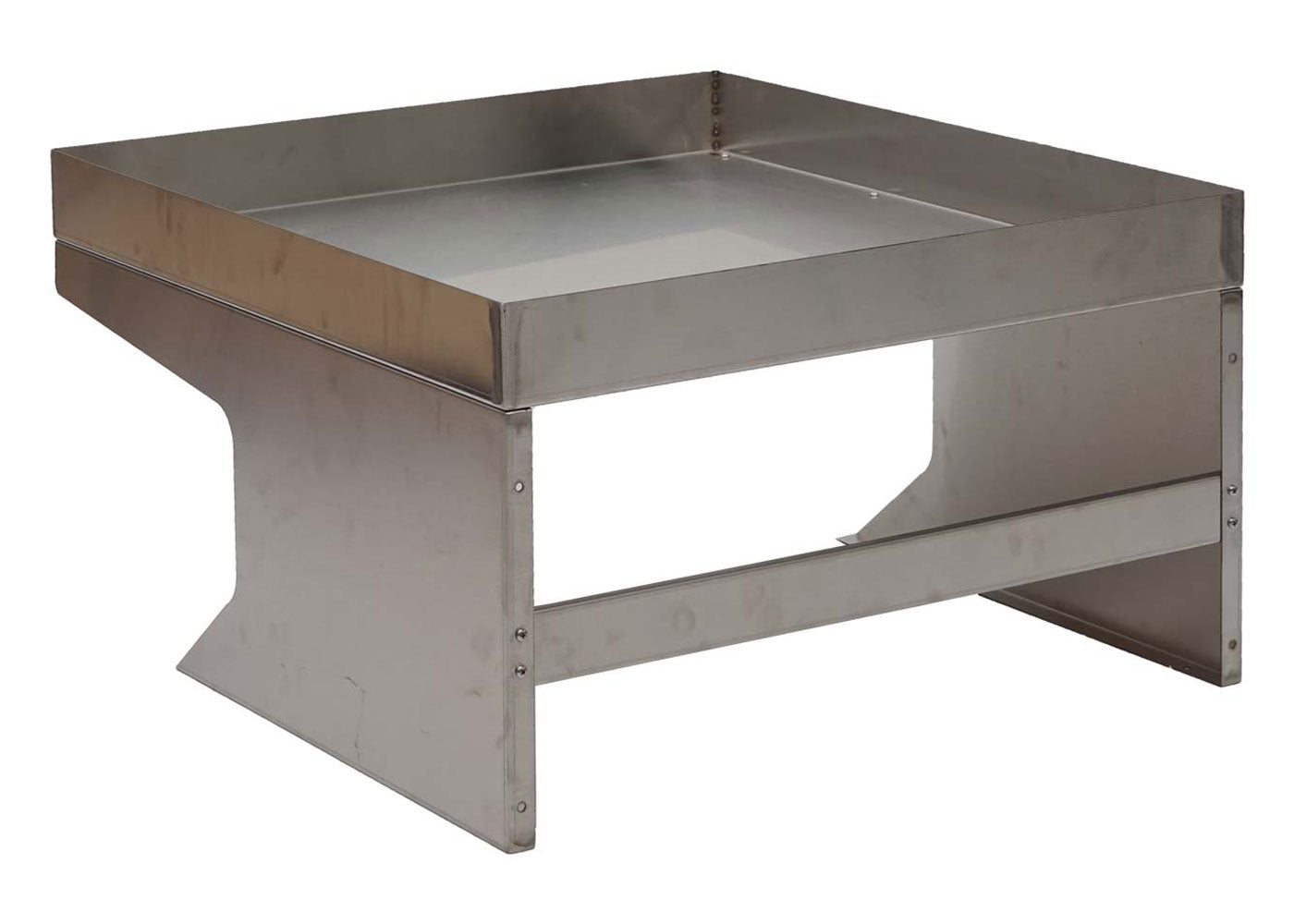 Cosmo Casa - Robotmaaiergarage met Plantenbak - Dakopvang - Metaal (RVS) - Natuurlijke Look