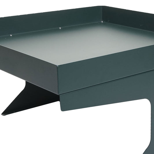 Cosmo Casa - Robotmaaiergarage met Plantenbak - Dakopvang - Metaal - Groen