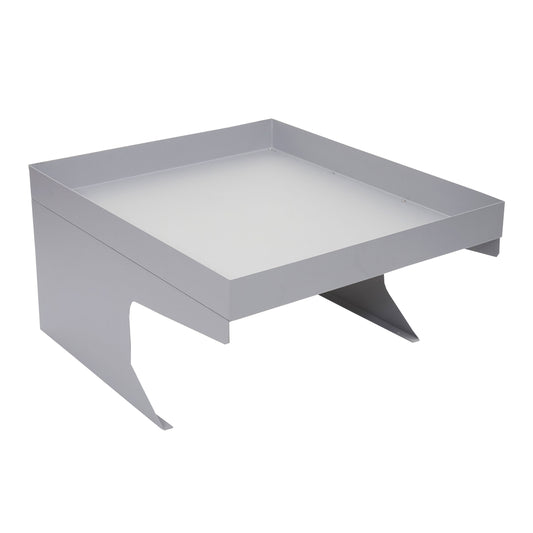 Cosmo Casa - Robotmaaiergarage met Plantenbak - Dakopvang - Metaal - Grijs