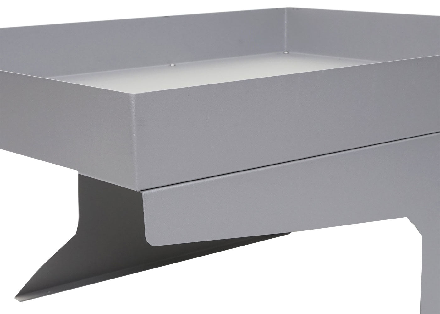 Cosmo Casa - Robotmaaiergarage met Plantenbak - Dakopvang - Metaal - Grijs