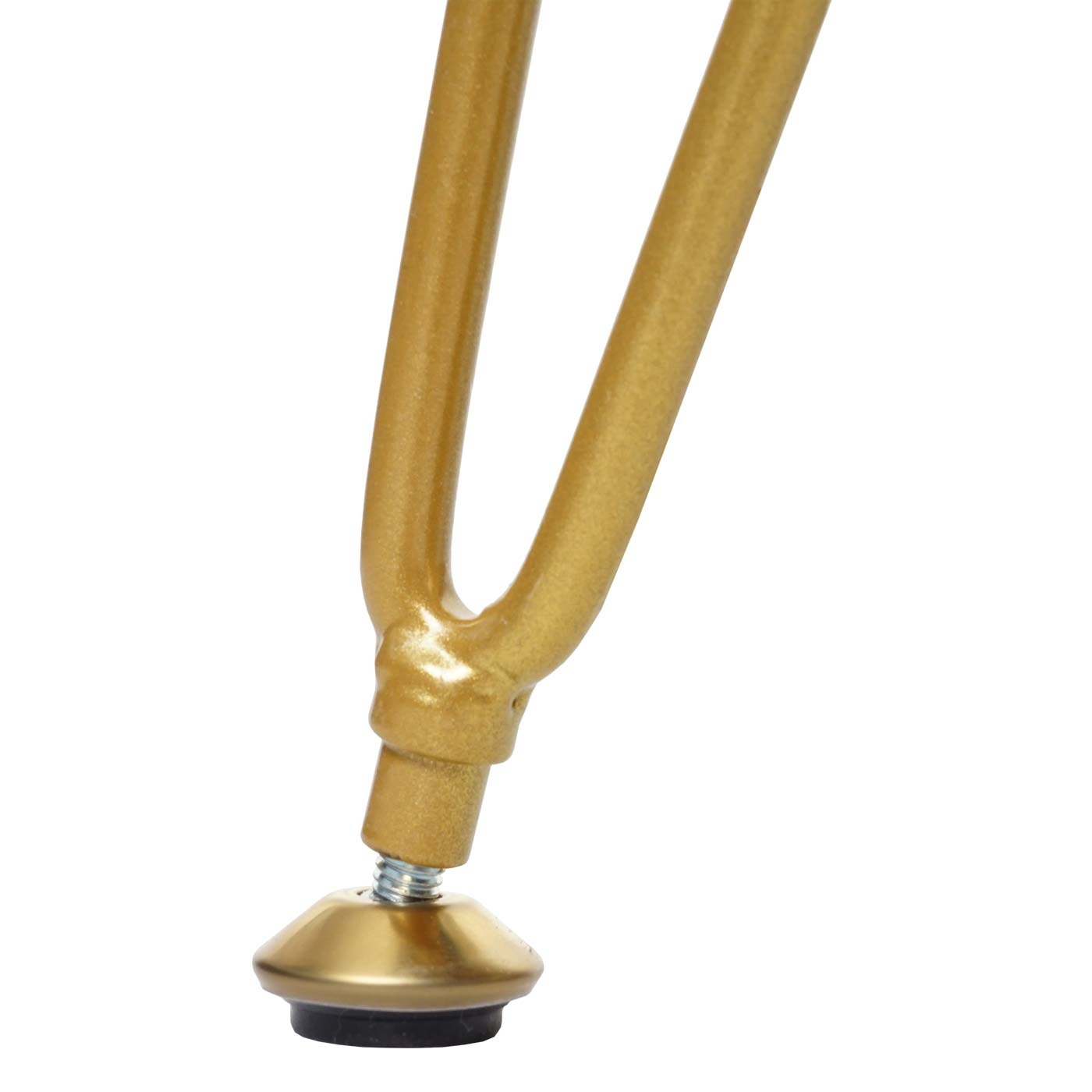 Cosmo Casa - Kruk met Opbergvak - 33 cm - Fluwelen Look & Metalen Frame - Lichtgrijs & Goud