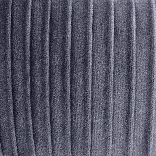 Cosmo Casa - Kruk met Opbergvak - 33 cm - Fluwelen Look & Metalen Frame - Lichtgrijs & Zwart