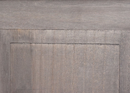 Cosmo Casa - Set van 2 Wandkapstokken - Paneel met Wandhaken - Hout - Grijsbruin - 109×28×4 cm - Shabby Look