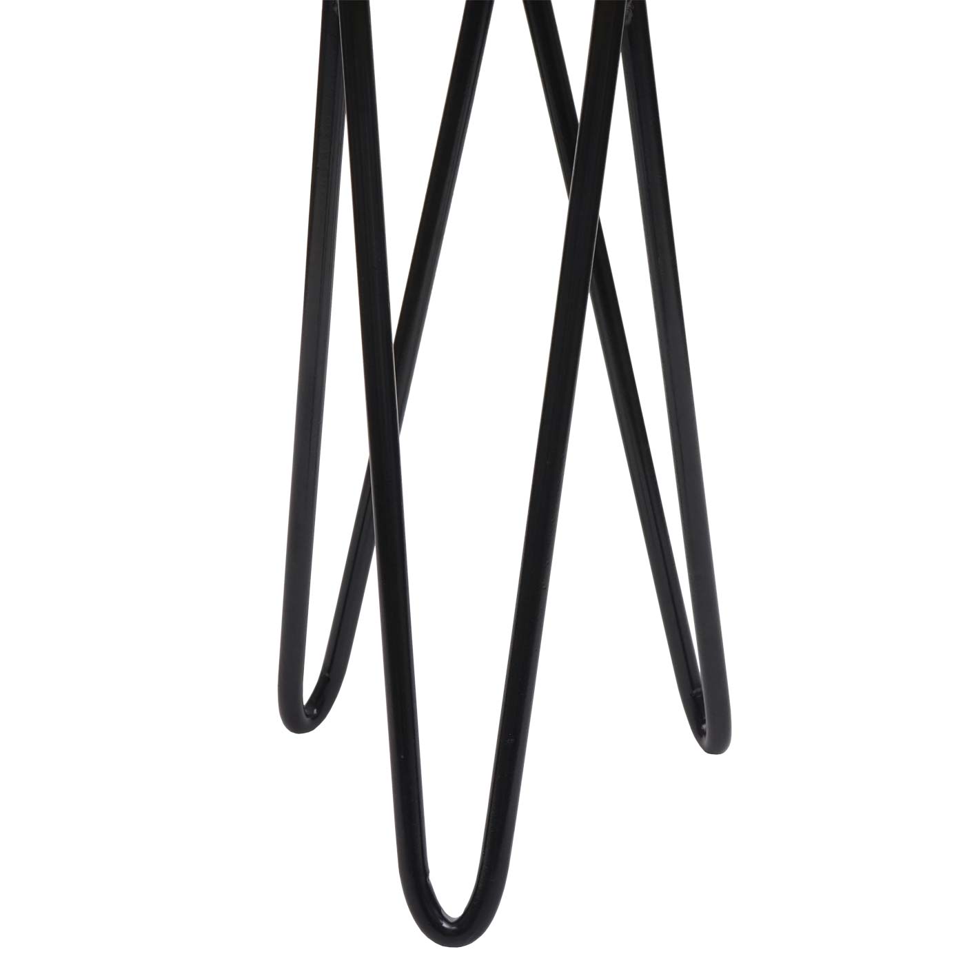 Cosmo Casa - Set van 2 Bijzettafels - Industrieel – Echt Hout - Donkerbruin