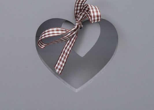 Cosmo Casa - Forli Ladekast - 4 Lades met Hartjes - Shabby Look - Vintage Grijsblauw