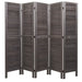 Cosmo Casa - Privacy Scherm - Shabby Look Roomdivider - Hout - Grijsbruin