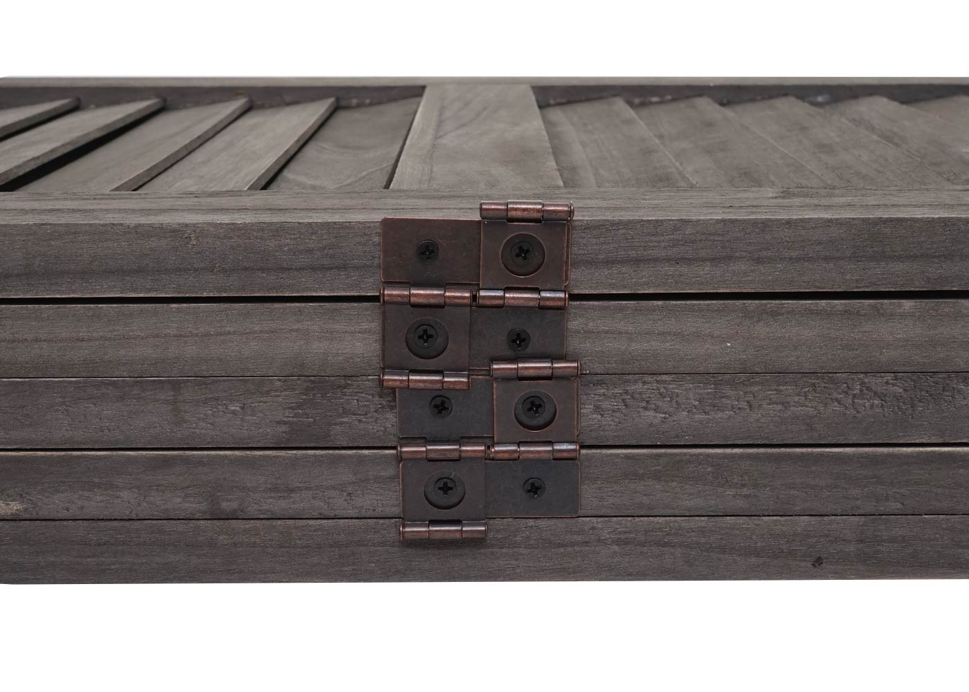 Cosmo Casa - Privacy Scherm - Shabby Look Roomdivider - Hout - Grijsbruin