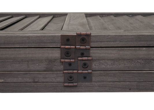 Cosmo Casa - Privacy Scherm - Shabby Look Roomdivider - Hout - Grijsbruin