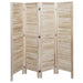 Cosmo Casa - Privacy Scherm - Shabby Look Roomdivider - Hout - Lichtbruin