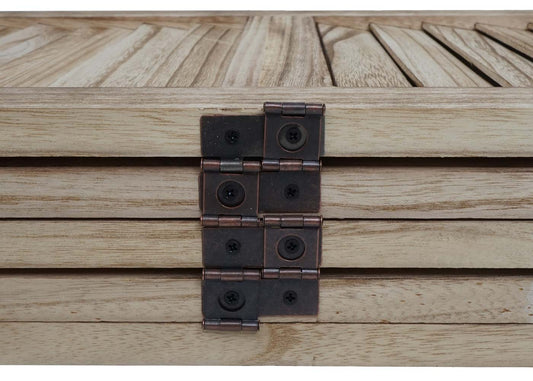 Cosmo Casa - Privacy Scherm - Shabby Look Roomdivider - Hout - Lichtbruin