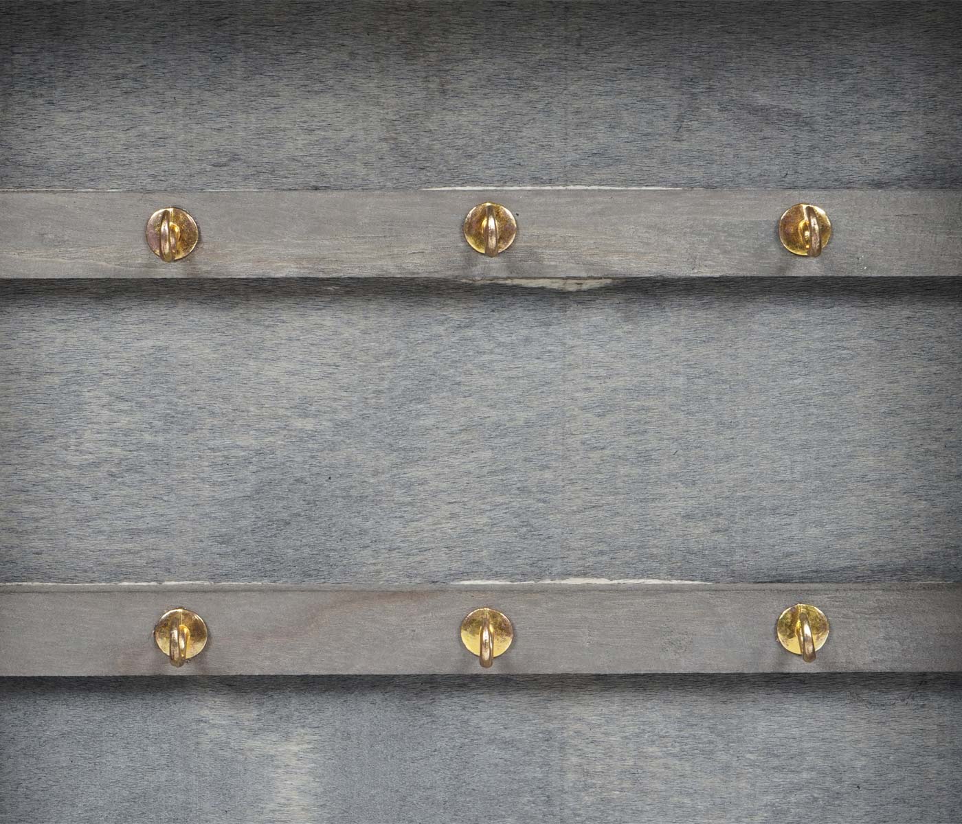 Cosmo Casa - Sleutelkastje “Virginia” - Houten Kistje - Shabby Look Vintage - Grijsbruin - 27×27×6 cm