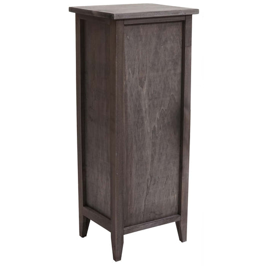 Cosmo Casa - Ladekast - 4 Lades - Shabby Look - Vintage Grijsbruin - 74×30×25 cm