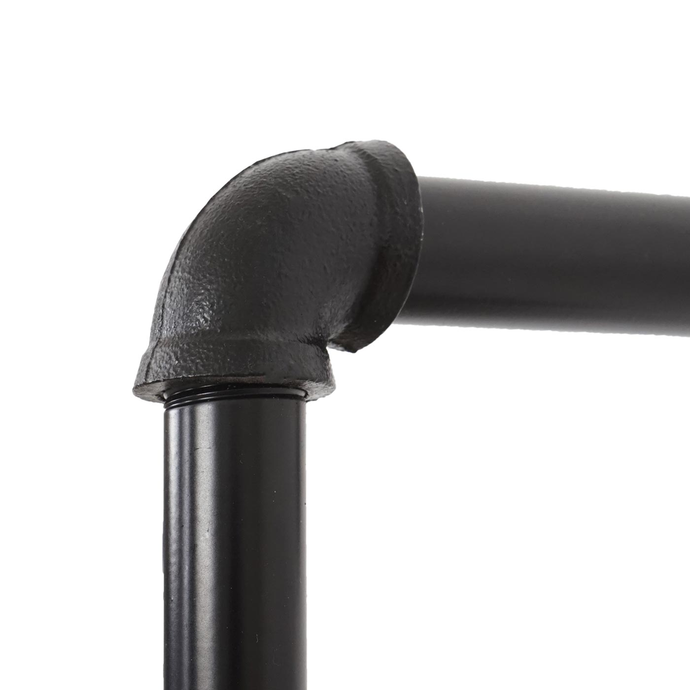 Cosmo Casa - Staande Plank - Woonplank/Boekenkast - Industrieel Design - Hout & Metaal - Grijsbruin - 165×80×28 cm