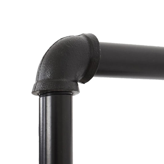 Cosmo Casa - Staande Plank - Woonplank/Boekenkast - Industrieel Design - Hout & Metaal - Grijsbruin - 165×80×28 cm