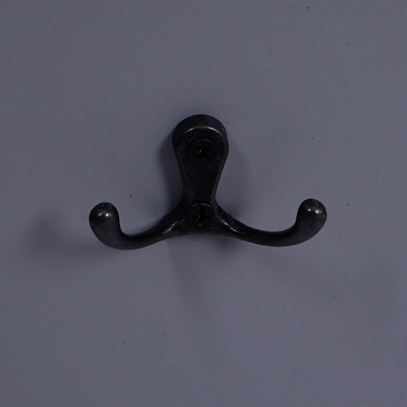 Cosmo Casa - Wandkapstok “Welcome” - Shabby Look Paneel - Grijsblauw - 91×60 cm