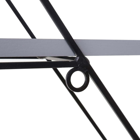 Cosmo Casa - Wandplank - Industrieel Design - Echt Hout - Grijsblauw - 60×55×12 cm