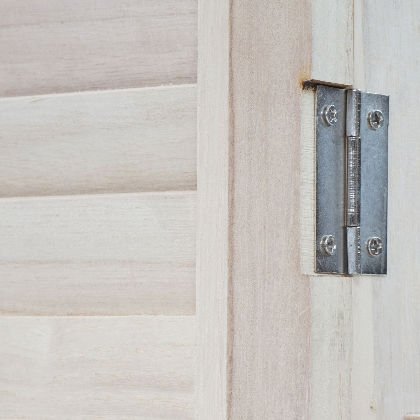 Cosmo Casa - Wandspiegel - Badkamerspiegel met Luiken - Shabby Naturel - 71×46×5 cm