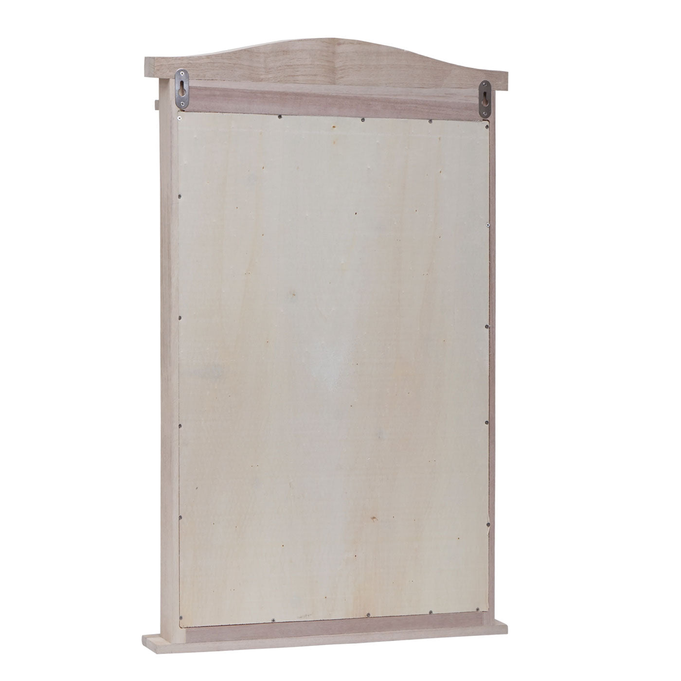 Cosmo Casa - Wandspiegel - Badkamerspiegel met Luiken - Shabby Naturel - 71×46×5 cm