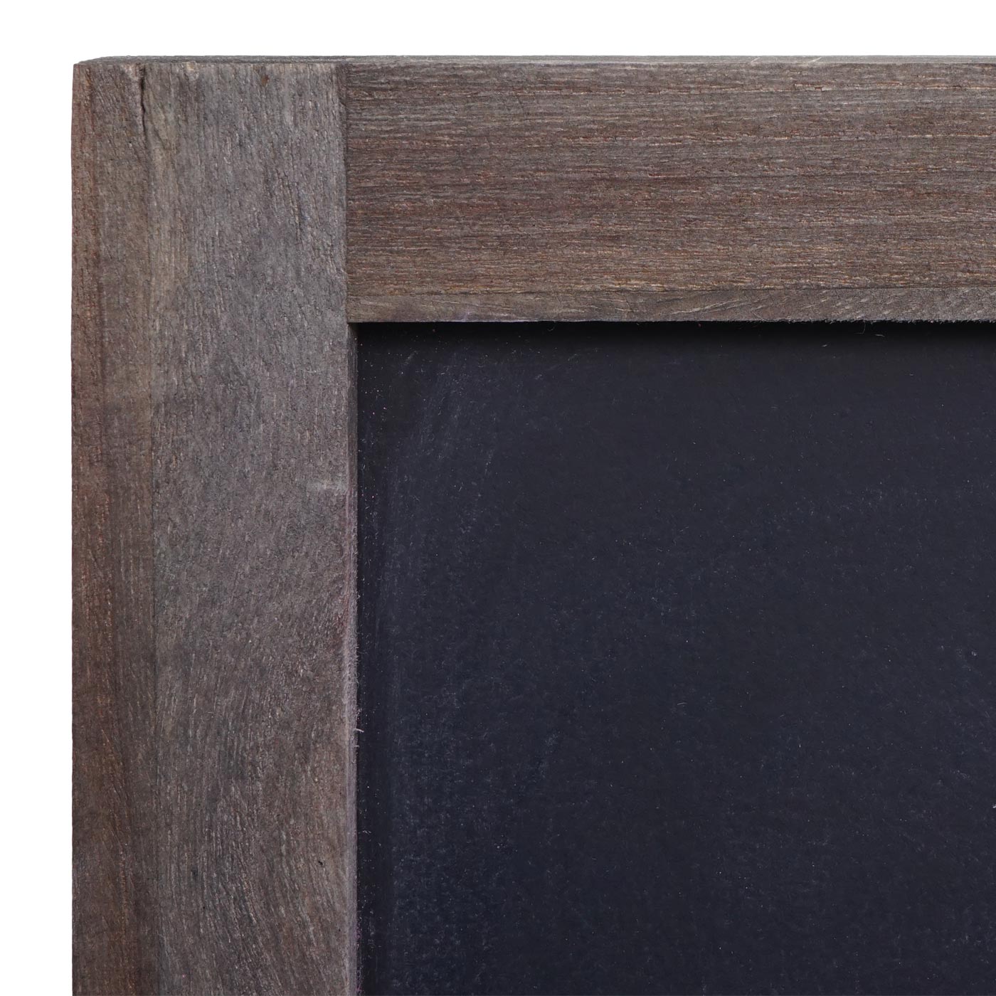 Cosmo Casa - Wandkrijtbord - 55×34×2 cm - Shabby Look - Hout - Vintage Grijsbruin
