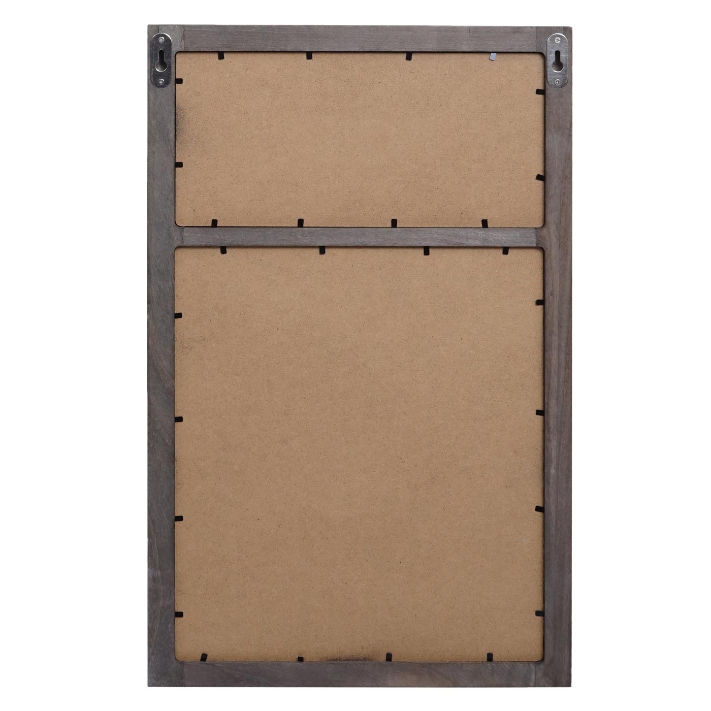 Cosmo Casa - Wandkrijtbord - 55×34×2 cm - Shabby Look - Hout - Vintage Grijsbruin