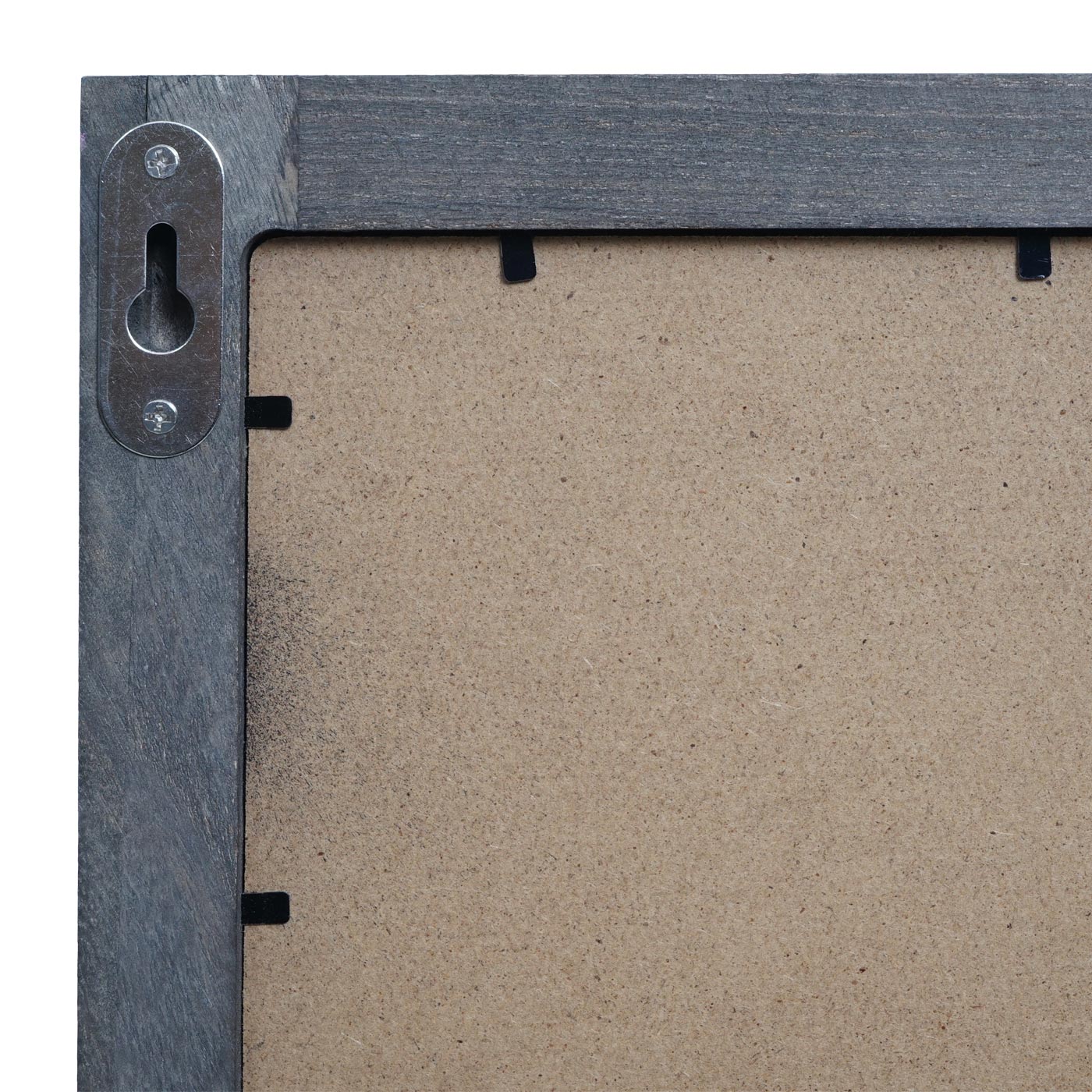 Cosmo Casa - Wandkrijtbord - 55×34×2 cm - Shabby Look - Hout - Vintage Grijsbruin