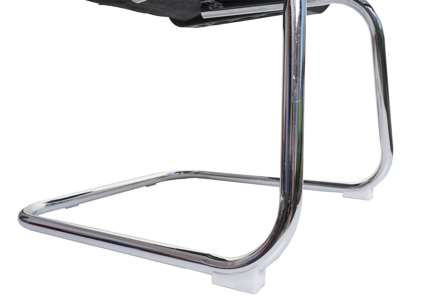 Cosmo Casa - Set van 2 Vergaderstoelen - Sledevrij - Textiel - Grijs