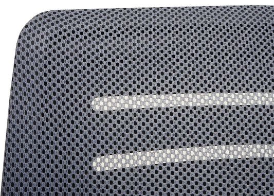 Cosmo Casa - Set van 2 Vergaderstoelen - Sledevrij - Textiel - Grijs