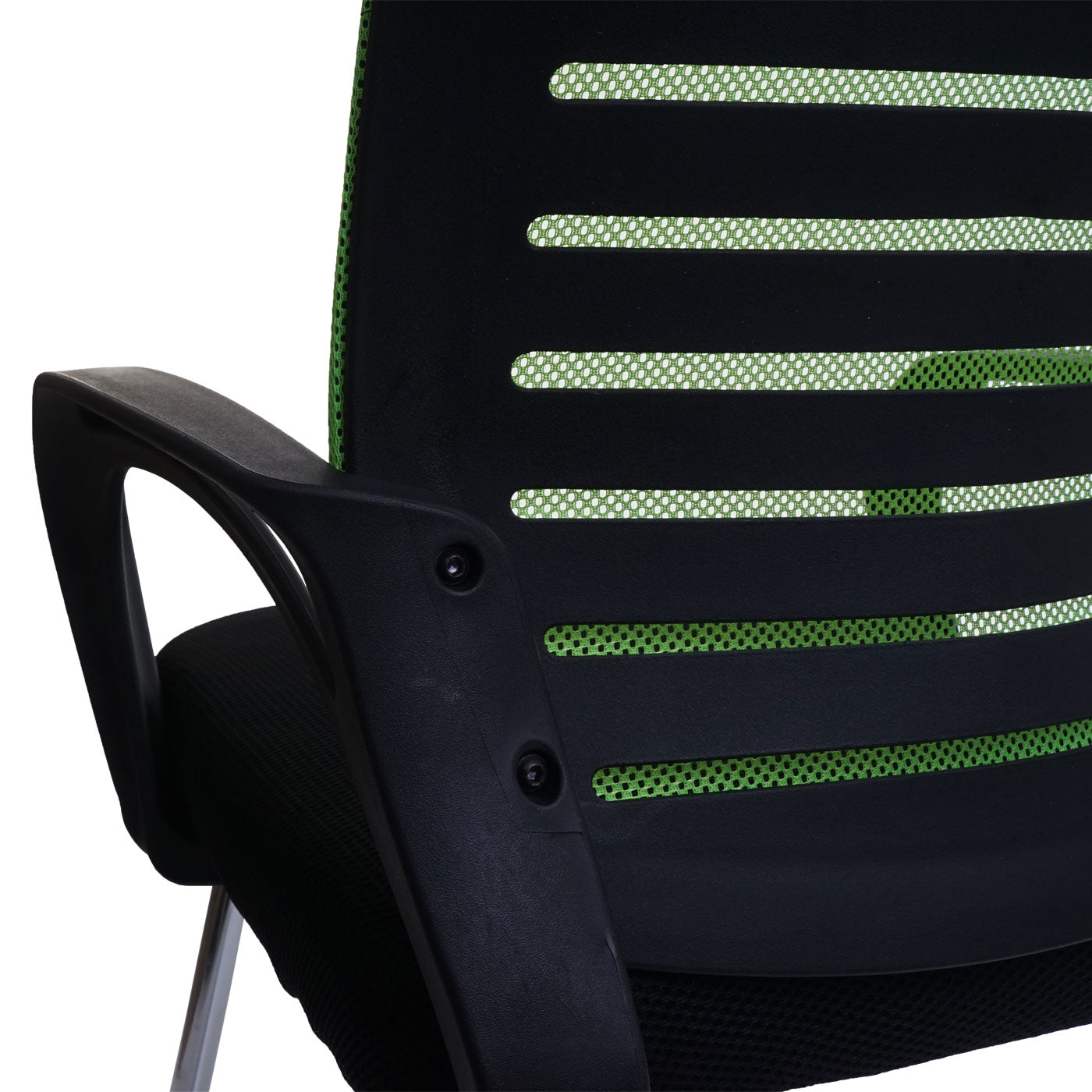 Cosmo Casa - Set van 2 Vergaderstoelen - Sledevrij - Textiel - Groen