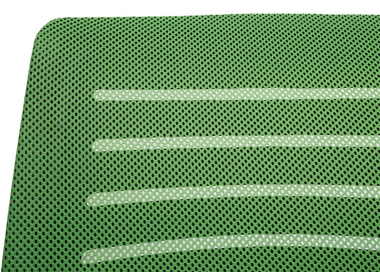 Cosmo Casa - Set van 2 Vergaderstoelen - Sledevrij - Textiel - Groen