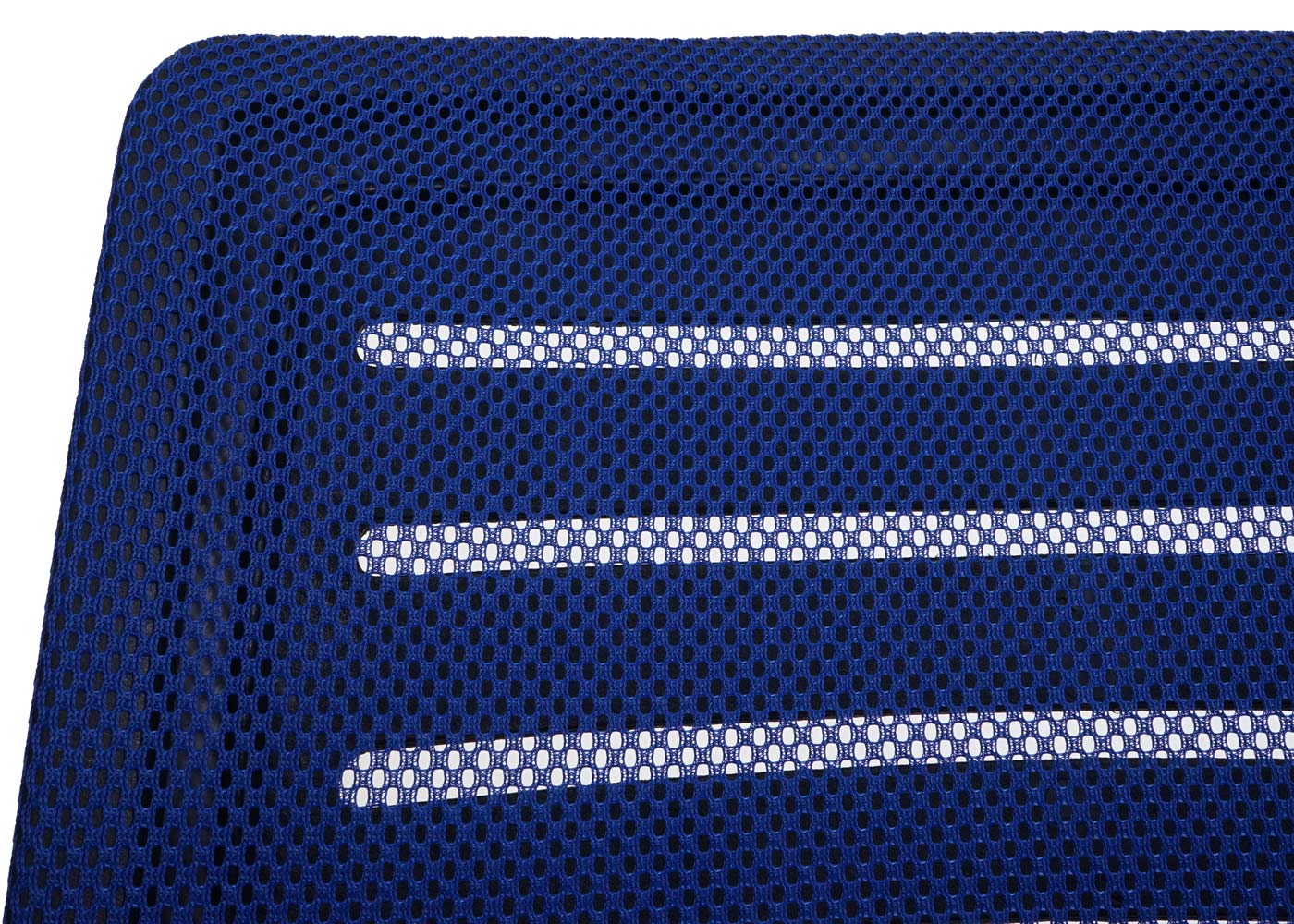 Cosmo Casa - Set van 2 Vergaderstoelen - Sledevrij - Textiel - Blauw