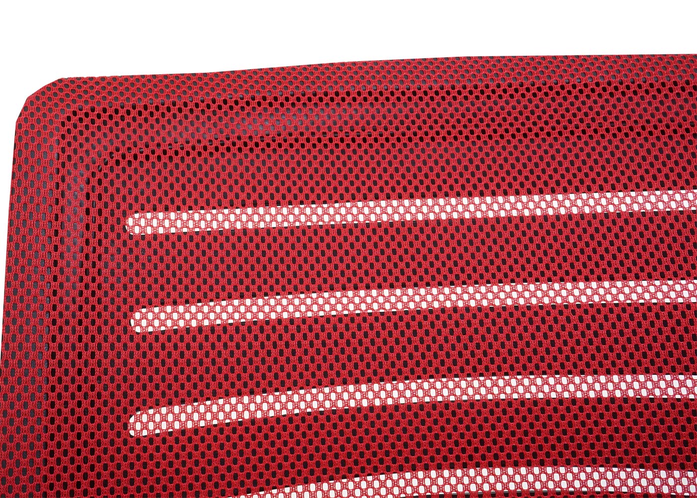 Cosmo Casa - Set van 2 Vergaderstoelen - Sledevrij - Textiel - Rood