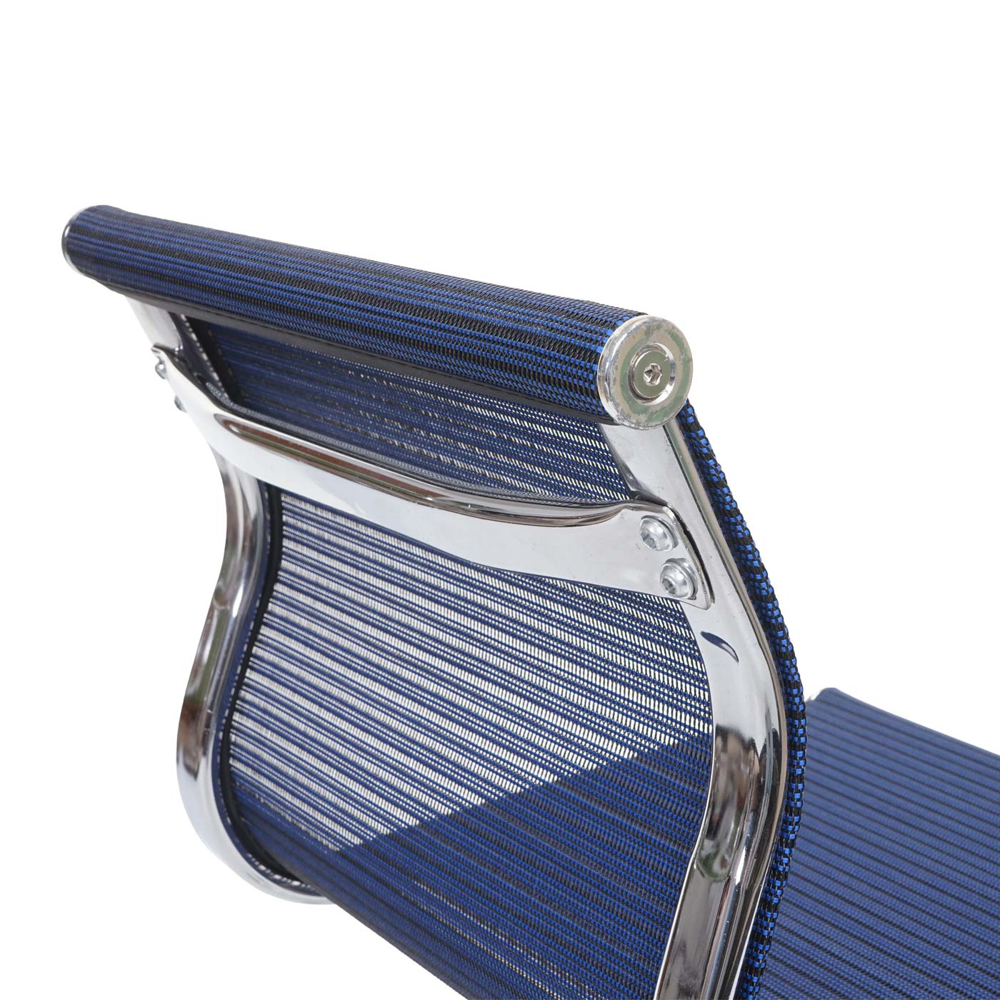 Cosmo Casa - Bureaustoel - Mesh - Textiel - Blauw