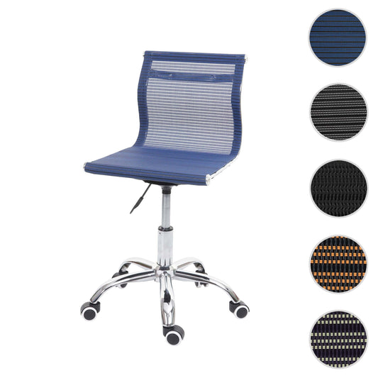 Cosmo Casa - Bureaustoel - Mesh - Textiel - Blauw