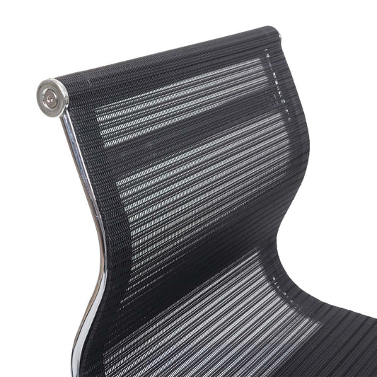 Cosmo Casa - Bureaustoel - Mesh - Textiel - Zwart