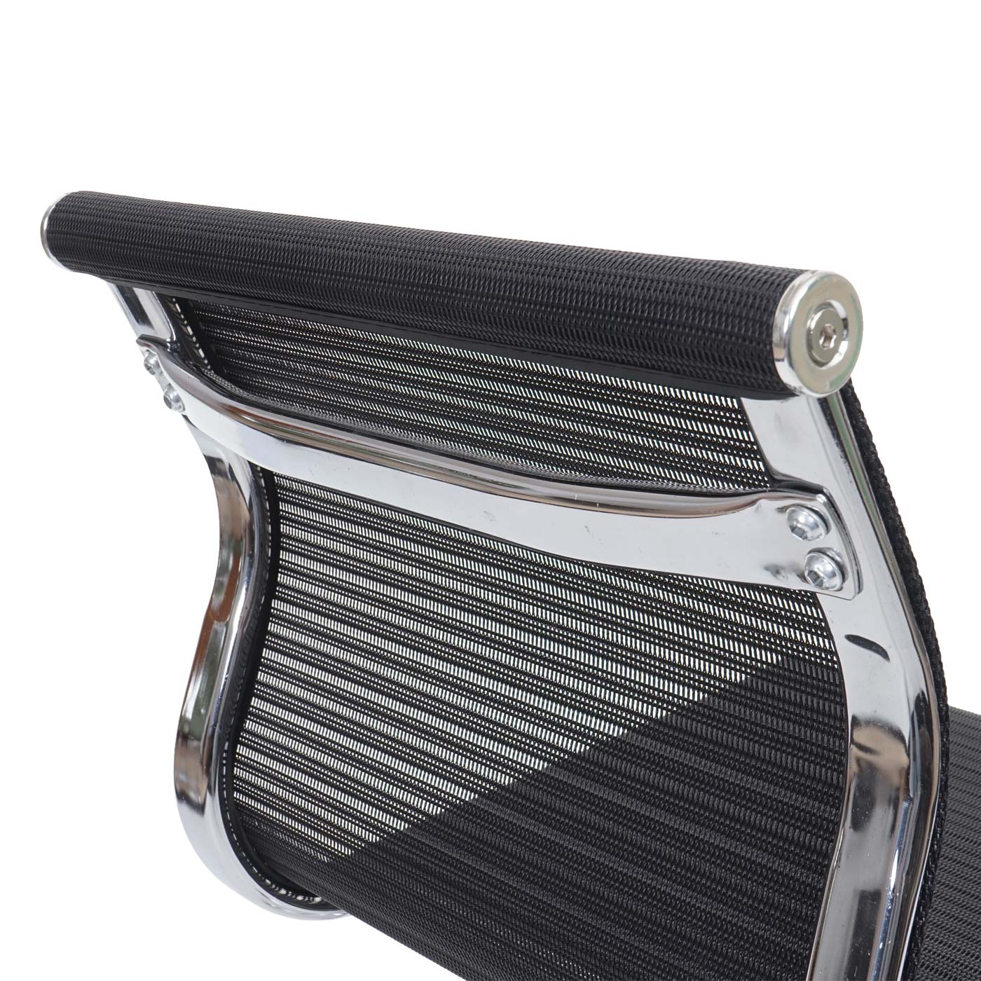 Cosmo Casa - Bureaustoel - Mesh - Textiel - Zwart