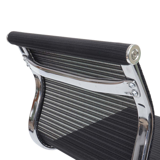 Cosmo Casa - Bureaustoel - Mesh - Textiel - Zwart