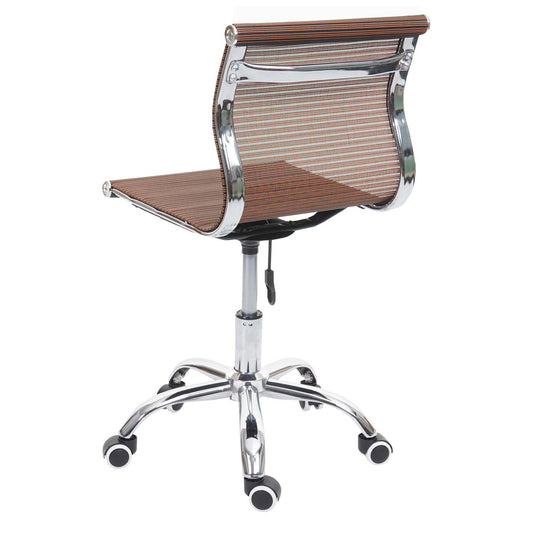 Cosmo Casa - Bureaustoel - Mesh - Textiel - Bruin