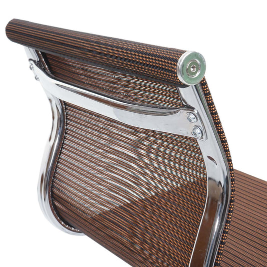 Cosmo Casa - Bureaustoel - Mesh - Textiel - Bruin