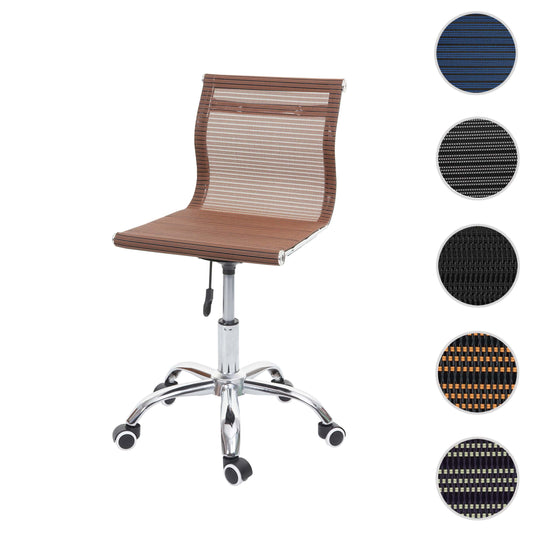 Cosmo Casa - Bureaustoel - Mesh - Textiel - Bruin