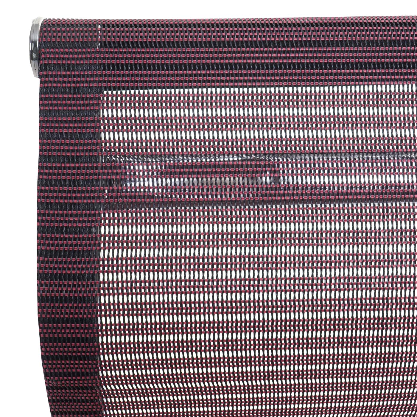 Cosmo Casa - Bureaustoel - Mesh - Textiel - Wijnrood