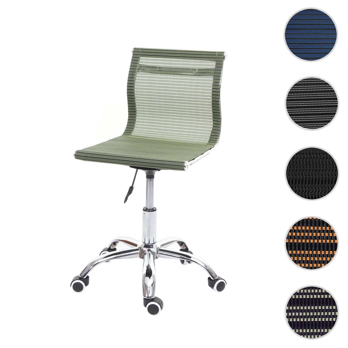 Cosmo Casa - Bureaustoel - Mesh - Textiel - Groen