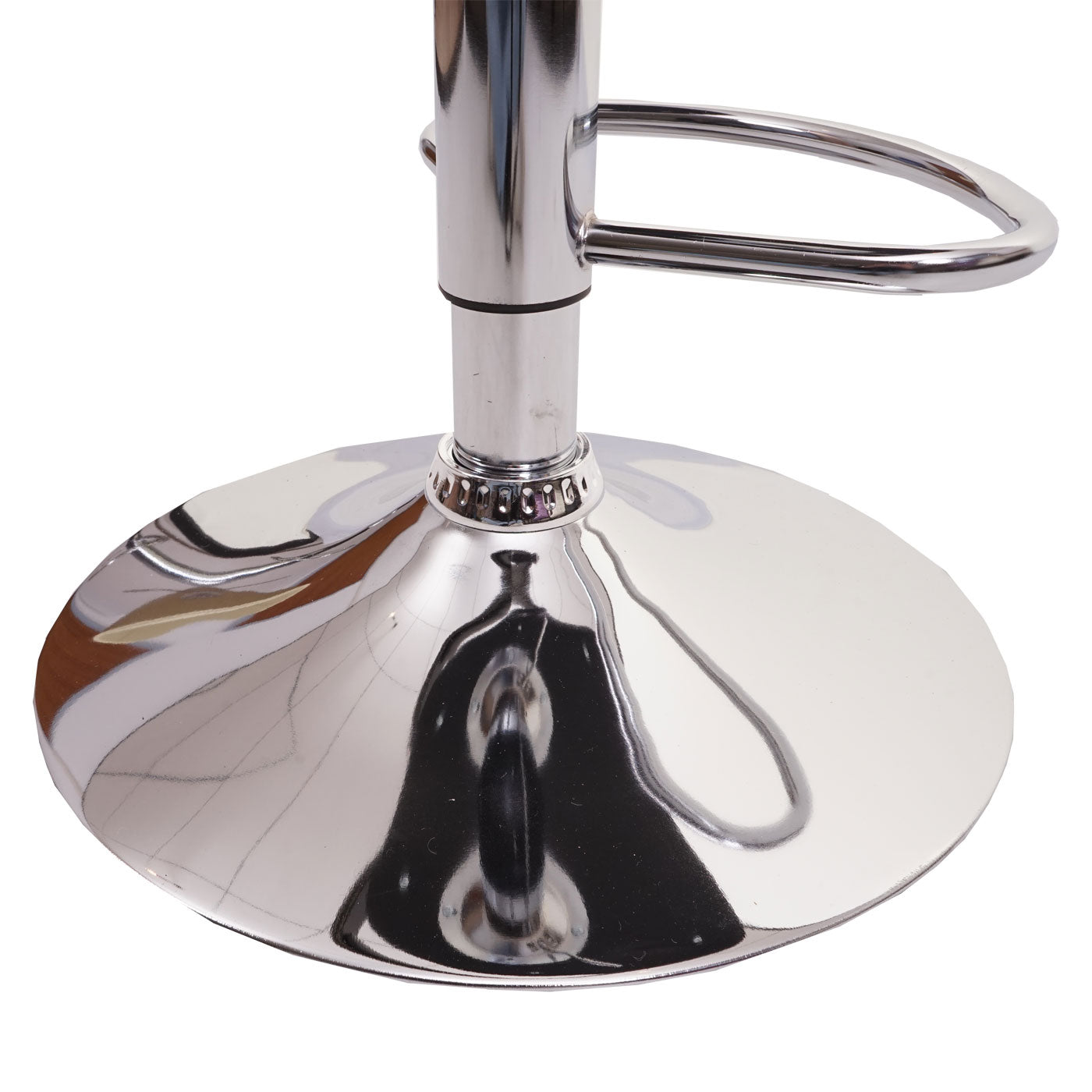 Cosmo Casa - Barkruk - Retro - Kunstleer - Zwart