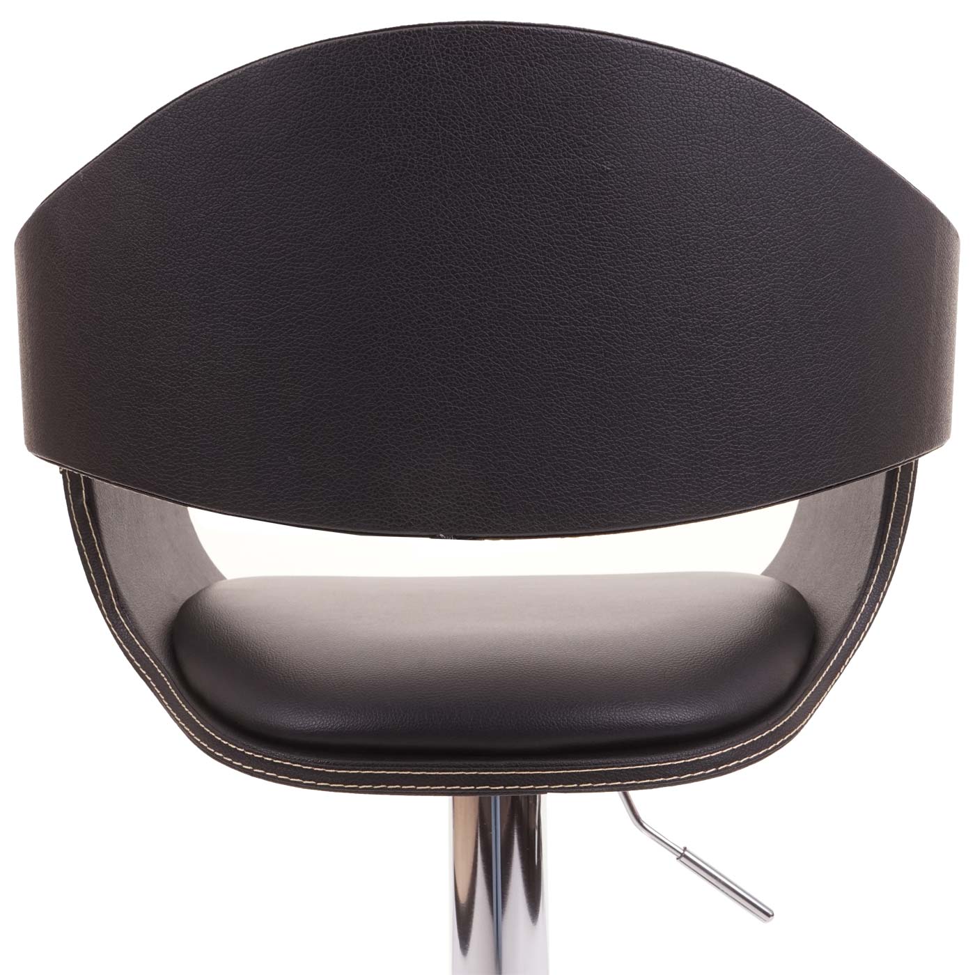 Cosmo Casa - Barkruk - Retro - Kunstleer - Zwart