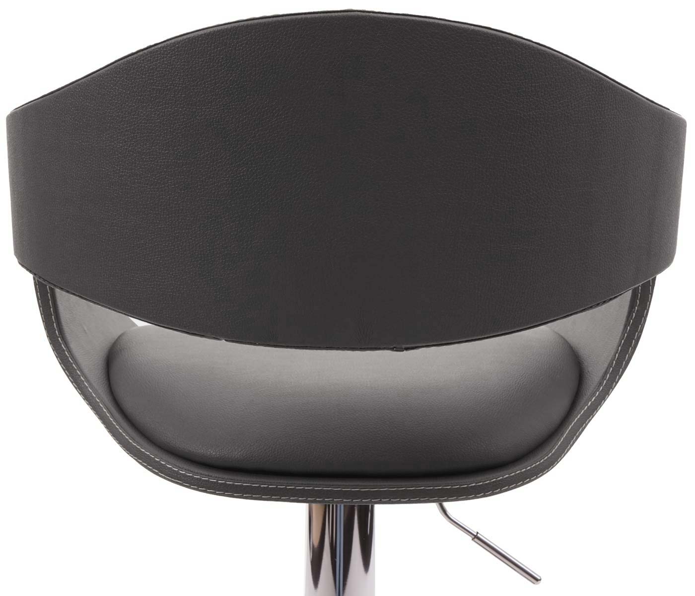 Cosmo Casa - Barkruk - Retro - Kunstleer - Mat grijs