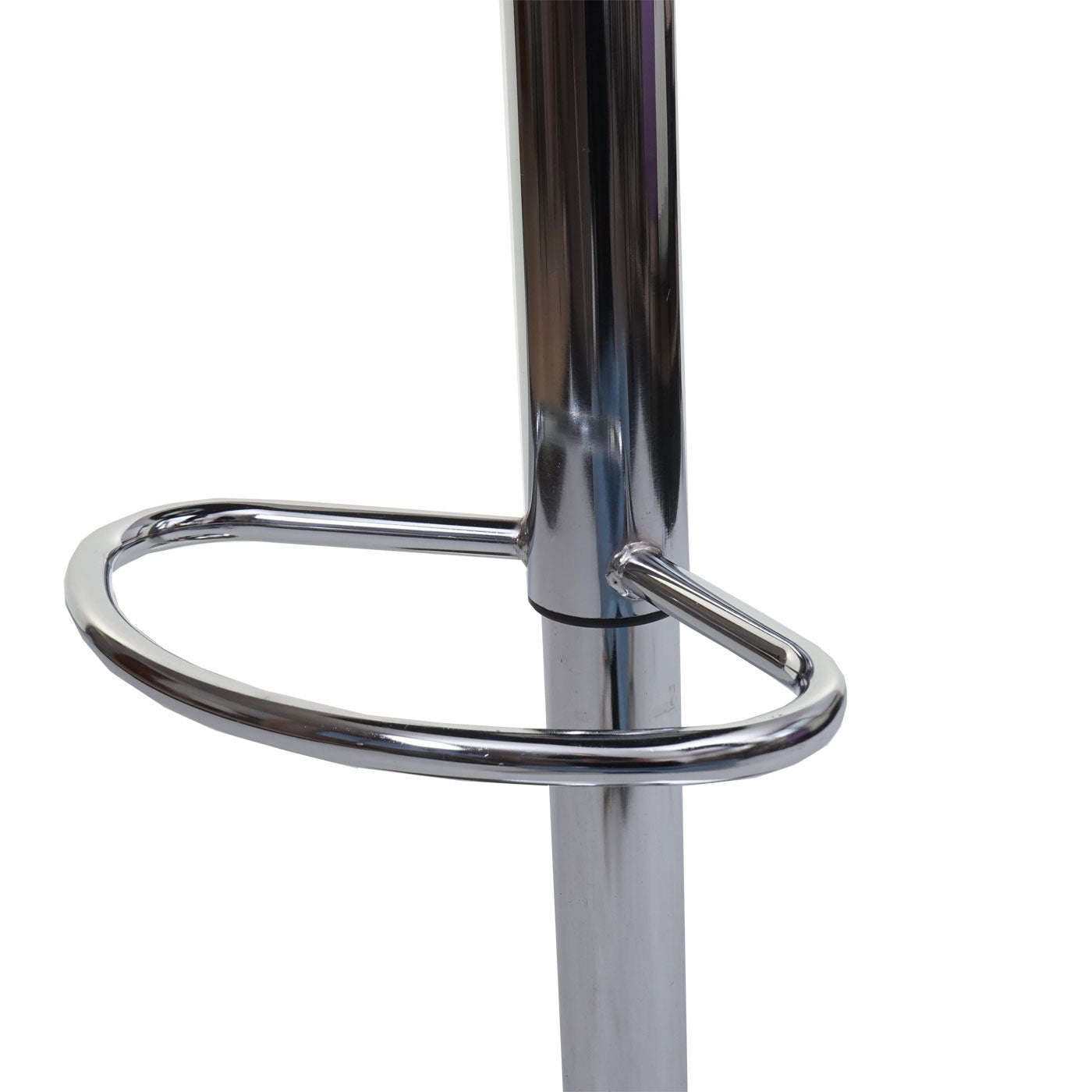 Cosmo Casa - Barkruk - Retro - Kunstleer - Mat grijs