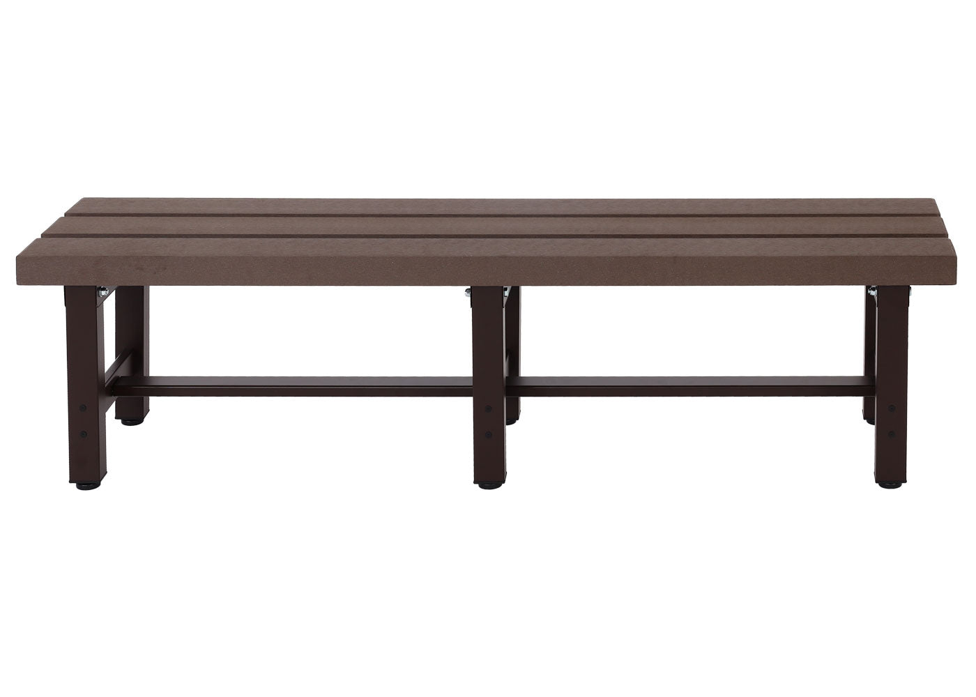 Cosmo Casa - Tuinbank - Weerbestendig WPC - Aluminium - Bruin - 150 cm