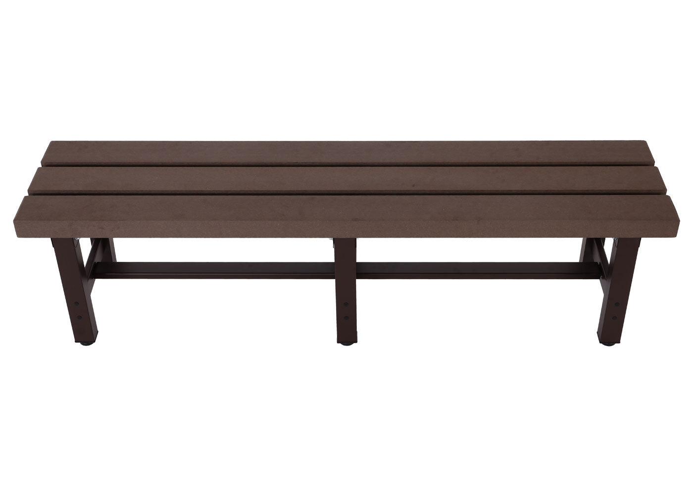 Cosmo Casa - Tuinbank - Weerbestendig WPC - Aluminium - Bruin - 150 cm