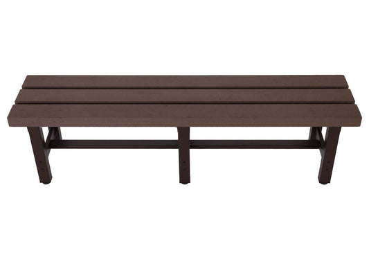 Cosmo Casa - Tuinbank - Weerbestendig WPC - Aluminium - Bruin - 150 cm