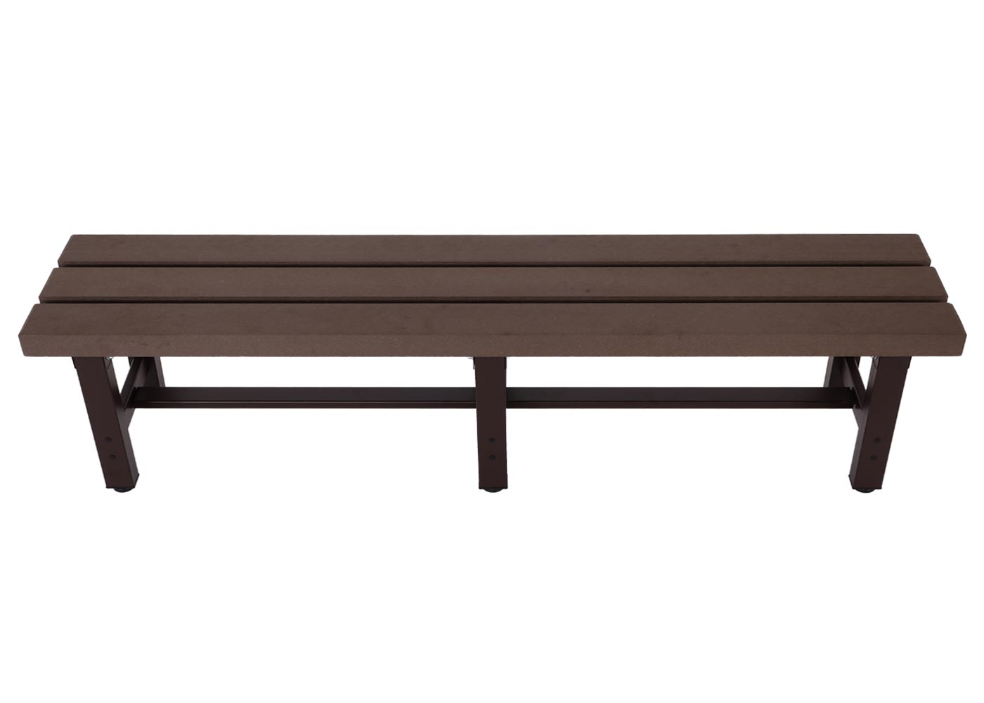 Cosmo Casa - Tuinbank - Weerbestendig WPC - Aluminium - Bruin - 180 cm